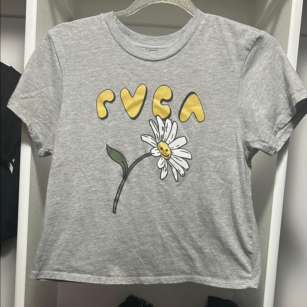 RVCA Gray Woman’s Baby Tee